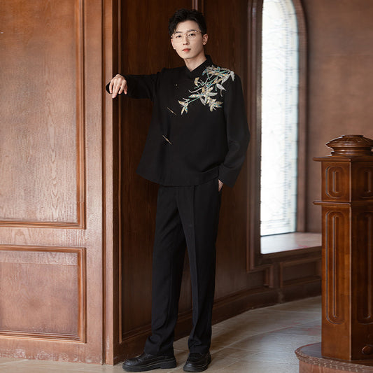 Bridegroom Wedding Suit Suit Zhongshan Suit Men